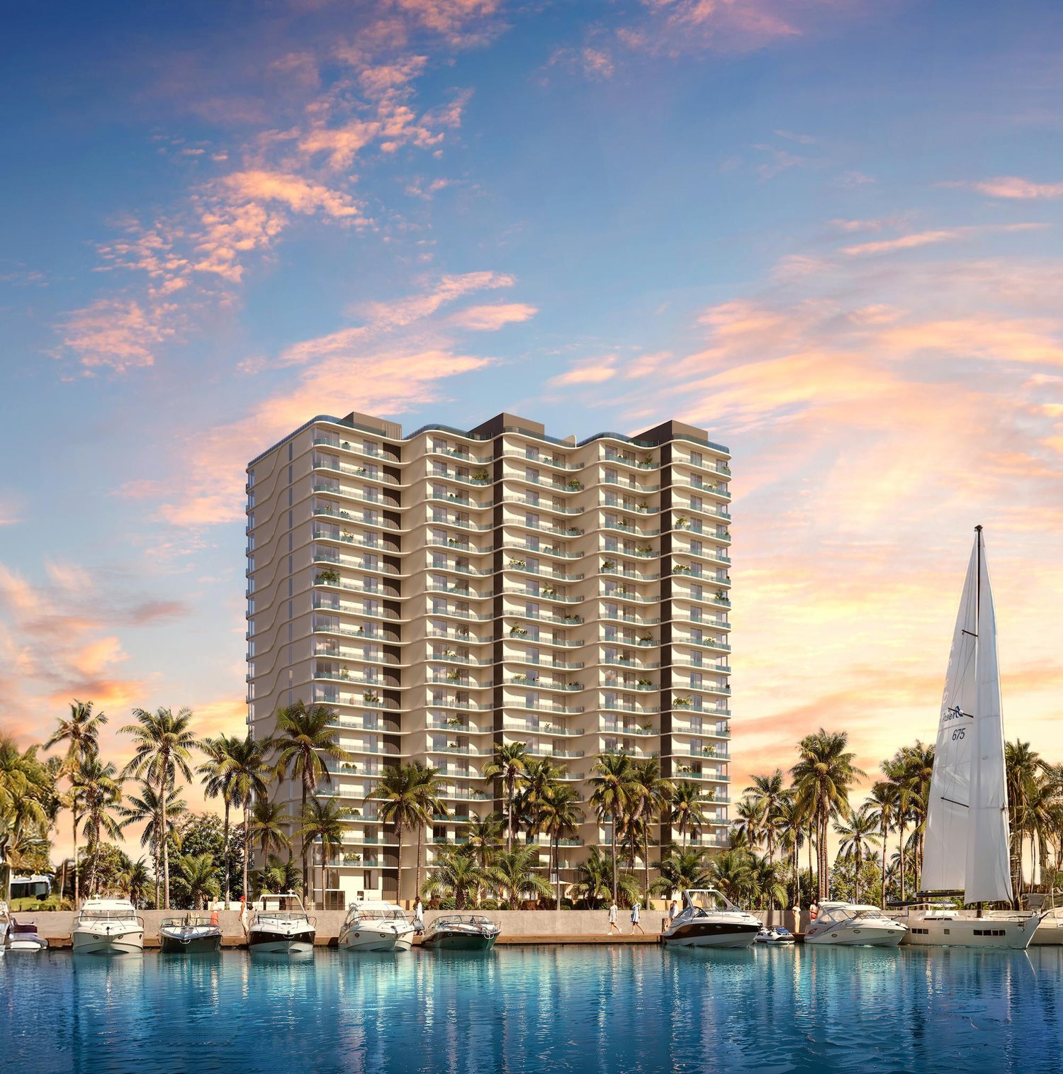 Departamentos en venta en Cancún, México.