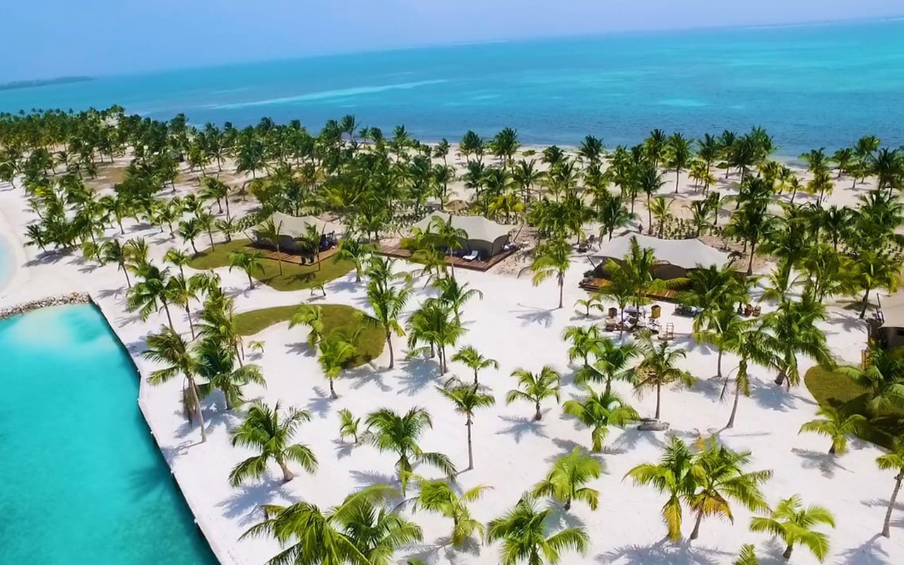 White Shark Golf Course. Four Seasons Resort, Caye Chapel en Belice. 
