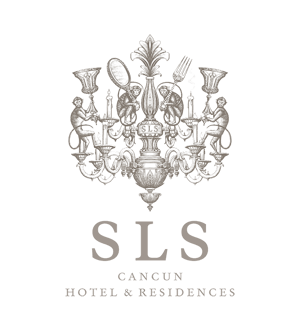 SLS Cancun, hotel and residences in front the sea.
