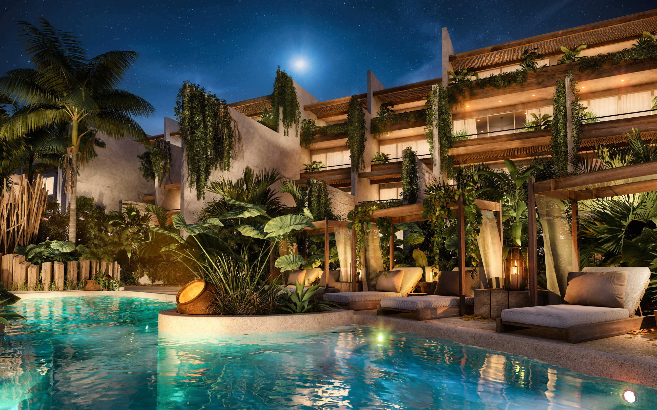 Mayaliah Hotel & Residences with amenities and services in Tulum.