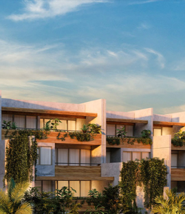 Mayaliah Residences with boutique guest rooms in Tulum.