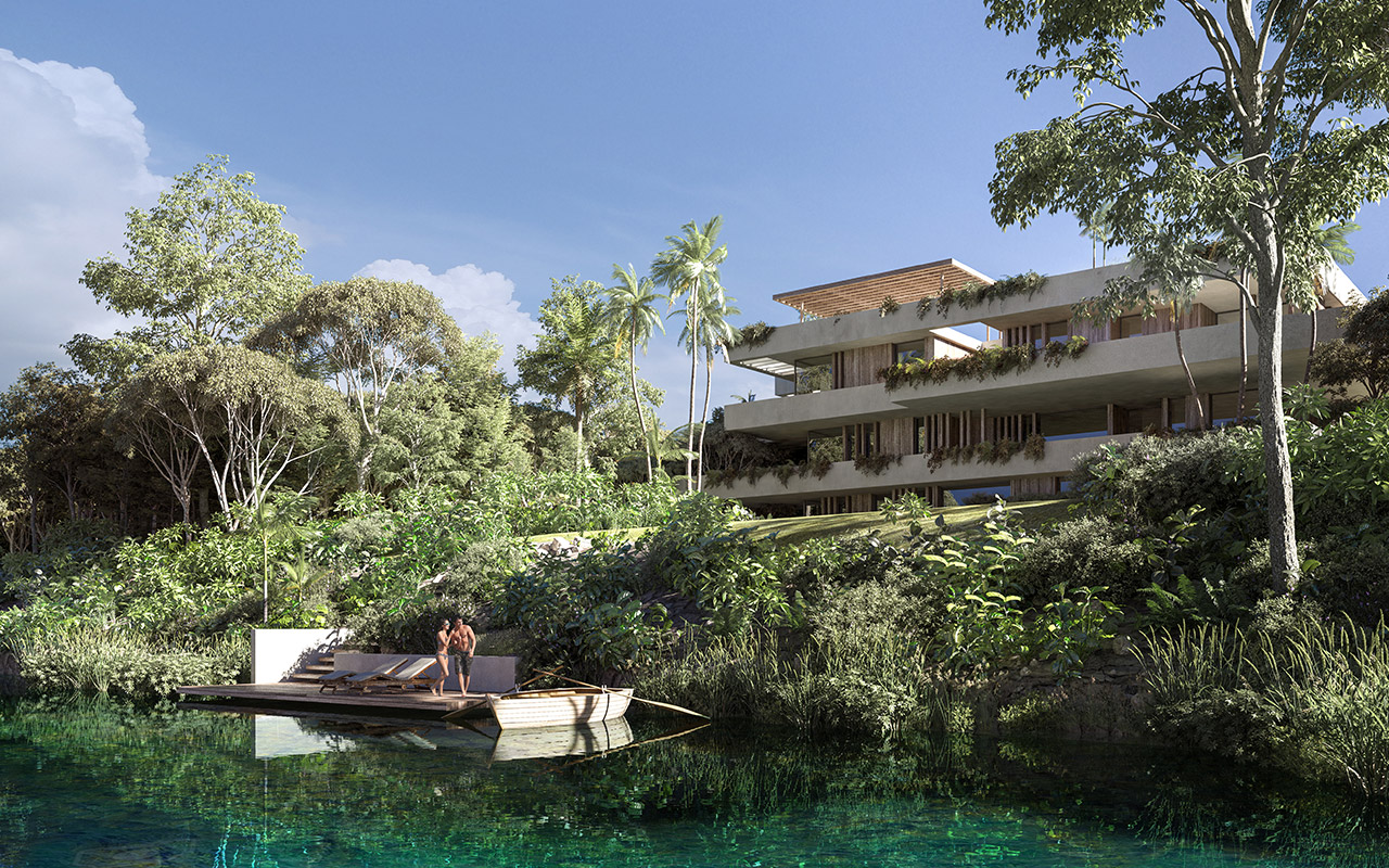 Luxury residences in the Mexican Caribbean, Inmobilia project.