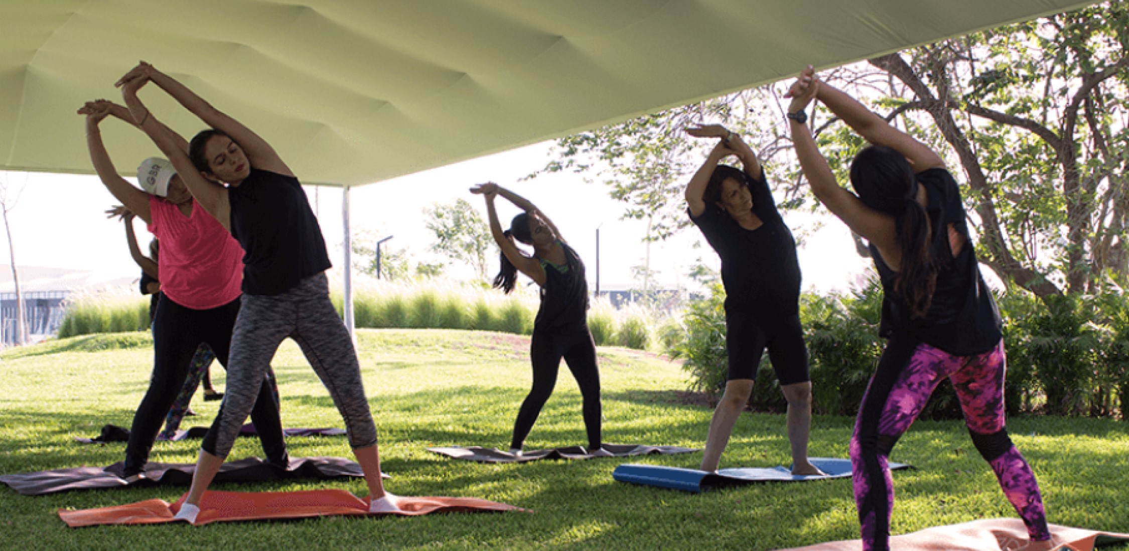 Yoga class at Vía Montejo