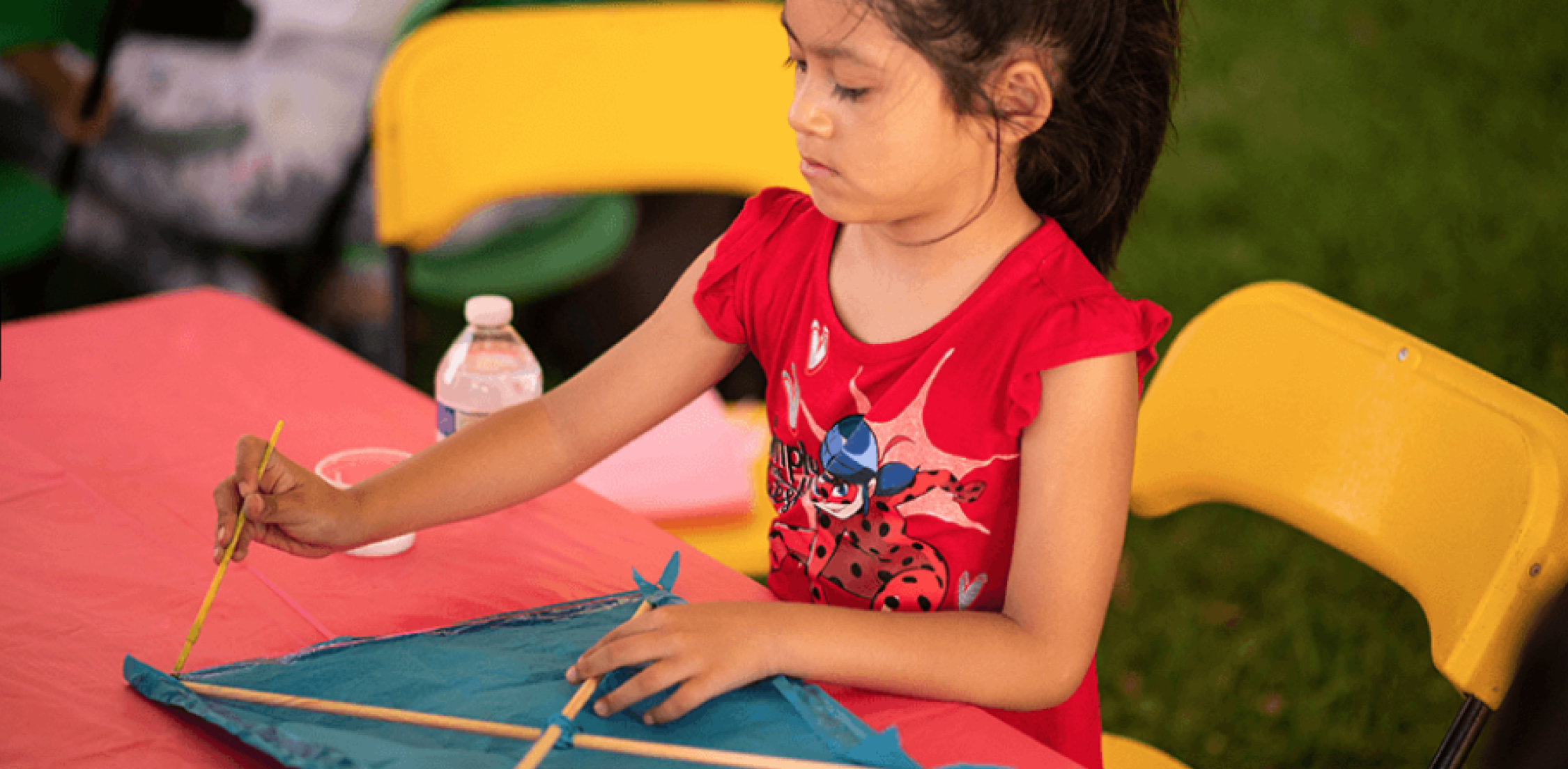 Actividad del día del niño en Vía Montejo